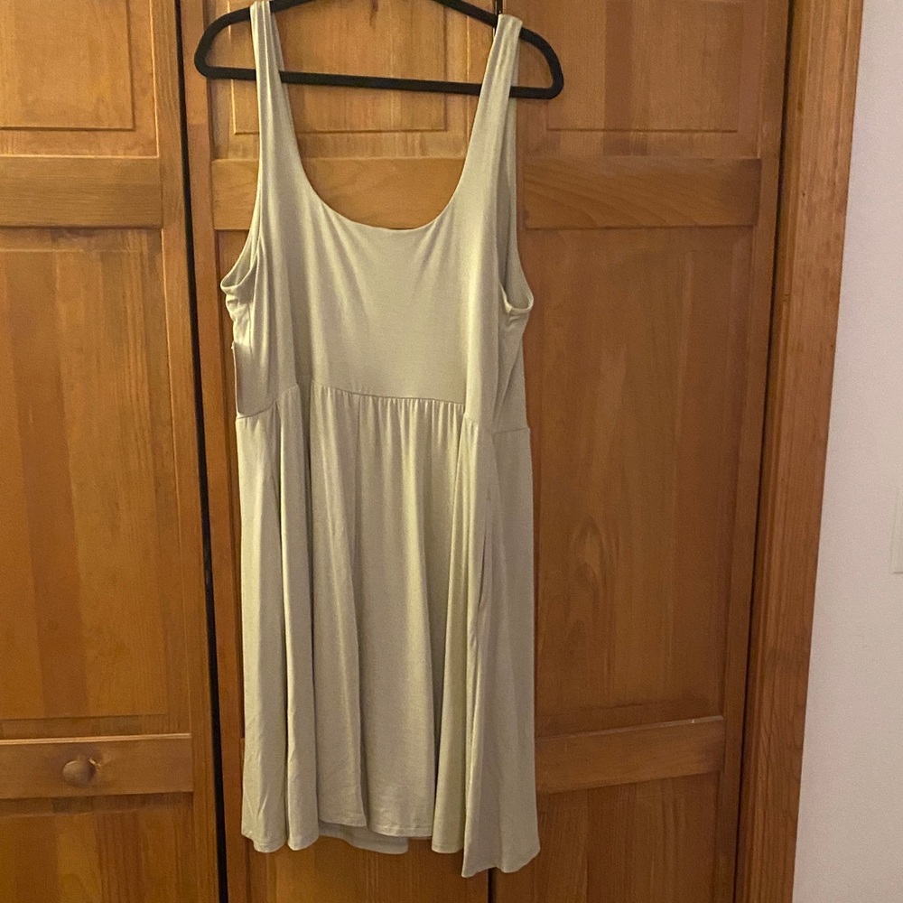 A New Day Cream Mini Dress